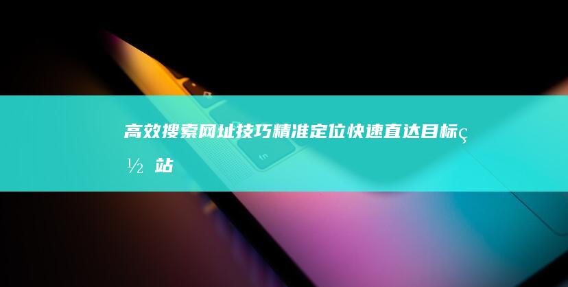 高效搜索网址技巧：精准定位、快速直达目标网站